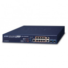 Managed Switch Planet GS-5220-8UP2T2X, L3, 8-Port 10/100/1000T 75W 802.3bt PoE + 2-Port 10/100/1000T + 2-Port 10G SFP+, 240W PoE Budget, ERPS Ring, ONVIF, Cybersecurity features, Hardware Layer3 OSPFv2 and IPv4/IPv6 Static Routing