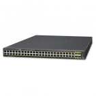 Managed Gigabit Ethernet Switch Planet GS-4210-48P4S, IPv6/IPv4, 48-Port 802.3at POE+, + 4-Port 100/1000X SFP (440W)