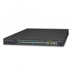 Managed Switch Planet XGS-6350-24X4C, Layer 3, 24-Port 10G SFP+ + 4-Port 40G/100G QSFP28 with optional Redundant Power