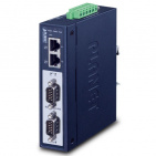 Industrial Modbus Gateway Planet IMG-2200T, IP30, 2-Port RS232/RS422/RS485, 2 x 10/100BASE-TX, -40~75 degrees C, 15KV isolation, dual 12~48V DC, Modbus RTU/ASCII, Master/Slave