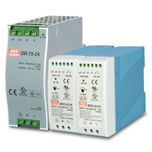 Блок питания Planet MDR-40-24, AC-DC на DIN рейку 24В, 40Вт (-20 +70) фото 832