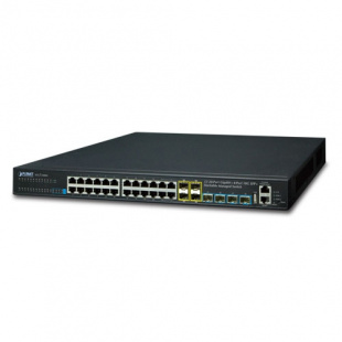 Managed Switch Planet XGS3-24042, Layer 3 24-Port 10/100/1000T with 4-port shared 1000X SFP + 4-Port 10G SFP+ Stackable with Dual 100~240V AC Redundant Power фото 328