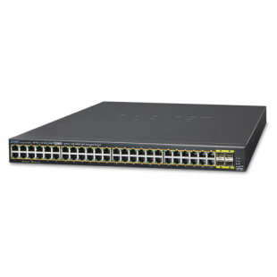 Managed Gigabit Ethernet Switch Planet GS-4210-48P4S, IPv6/IPv4, 48-Port 802.3at POE+, + 4-Port 100/1000X SFP (440W) фото 350
