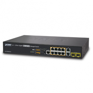 Managed Gigabit Ethernet Switch Planet GS-5220-8P2T2S, IPv4/IPv6, L2+/L4, 8-Port 802.3at High Power PoE + 2-Port 100/1000SFP + 2-Port 10/100/1000T RJ45 (240W) фото 368