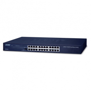 Fast Ethernet Switch Planet FNSW-2401, 24-Port 10/100BASE-TX, 4 operation modes: Standard / VLAN / Flow Control / Extend фото 425