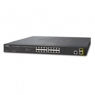 Web-Smart/SNMP Gigabit Ethernet Switch Planet GS-4210-16T2S, IPv6, 16-Port 10/100/1000Base-T + 2-Port 100/1000MBPS SFP фото 359