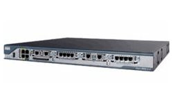 Cisco CISCO2801, w/AC PWR, 2FE, 4slots(2HWIC), 2PVDM, 2AIM, IP BASE, 64F/128D фото 118