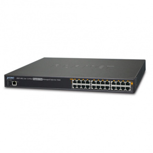 Gigabit High Power over Ethernet Injector Hub Planet HPOE-1200G, 12-Port 802.3at 30w, full power - 350W фото 855