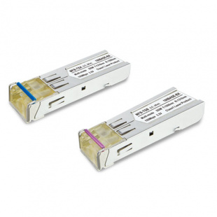 Fiber transceiver Planet MFB-TSB, Multi-mode WDM Tx-1550, 2KM, 100Mbps SFP, DDM supported, -40 to 75 C фото 489