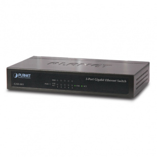 Gigabit Ethernet Switch Palnet GSD-503, 5-Port 10/100/1000Mbps, Metal Case, External Power фото 446
