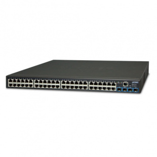Web Smart Manageable Ethernet Switch Planet GS-2240-48T4X, 48-port 10/100/1000T + 4-port 10G SFP+, 802.1Q VLAN, IGMP Snooping, MSTP, LACP, SNMPv1/v2c фото 363