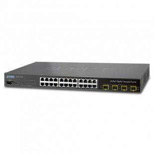 Managed Security Switch Planet WGSW-24040R, L2+/L4 24-Port 10/100/1000T with 4-port 100/1000X SFP, W/ 48V Redundant Power, Cybersecurity features фото 377