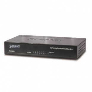 Fast Ethernet Switch Planet FSD-803, 8-Port 10/100Mbps, Metal фото 445