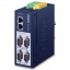 Industrial Modbus Gateway Planet IMG-2400T, IP40, 4-Port RS232/RS422/RS485, 2 x 10/100BASE-TX, -40~75 degrees C, 15KV isolation, dual 12~48V DC, 2xDI + 2xDO, Modbus RTU/ASCII, Master/Slave t('фото') 0