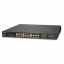 Managed Switch Planet GS-5220-24UP4X, L3, 24-Port 10/100/1000T 802.3bt PoE + 4-Port 10G SFP+, Hardware Layer3 OSPFv2 and IPv4/IPv6 Static Routing (400W PoE Budget, 8-port 95W PoE++, 16-port 75W PoE++, ONVIF, ERPS Ring, Cybersecurity features) t('фото') 0
